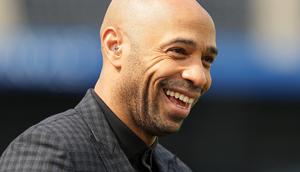 Legenda sepak bola Prancis, Thierry Henry. (AFP/Michael Owens)