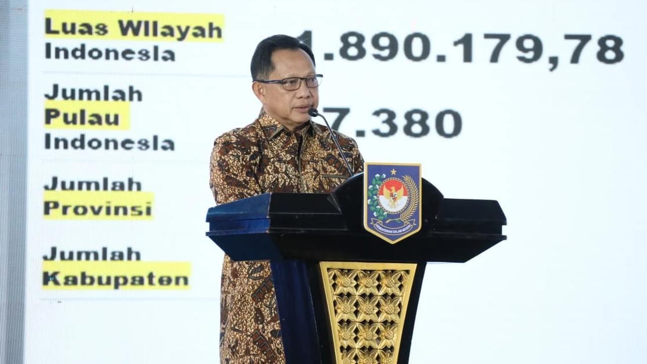 Mendagri Tito dalam acara Malam Anugerah Apresiasi Pemerintah Daerah Berprestasi Tahun 2026