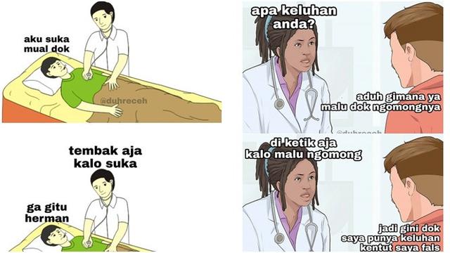 Meme Kocak Obrolan Dokter dan Pasien