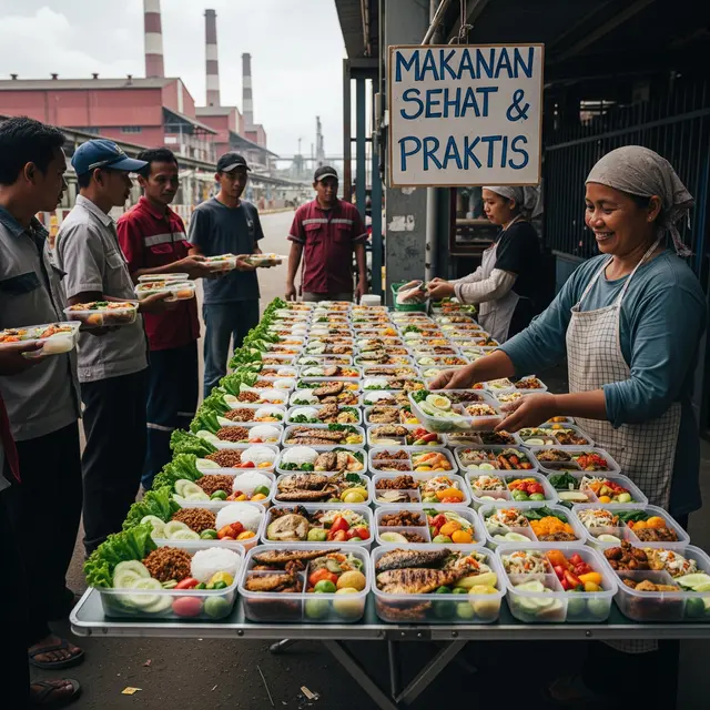 Ide Warung Jajanan untuk Rumah di Pinggir Pabrik