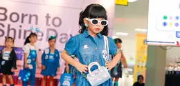 Anak tetap bisa tampil stylish dan bebas bergerak dengan denim (Fluffy Denim)