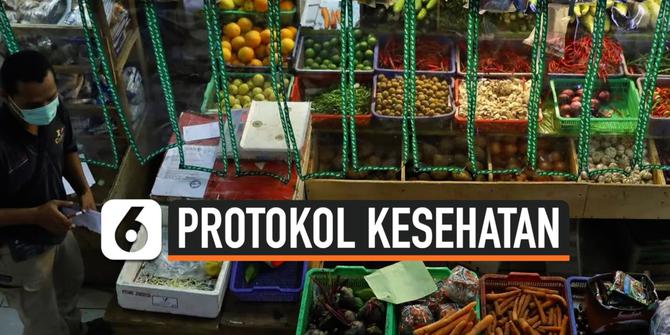 VIDEO: Melihat Penerapan Protokol Kesehatan Covid-19 di Pasar Santa Jakarta