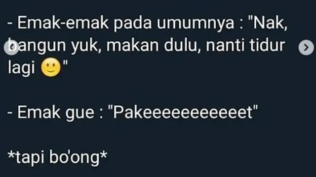 Tipe-Tipe Emak Bangunin Anaknya, Kamu yang Mana?