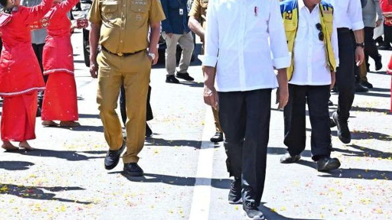 Jokowi Resmikan Instruksi Jalan Daerah di Sulawesi Utara dengan Anggaran Rp183 Miliar