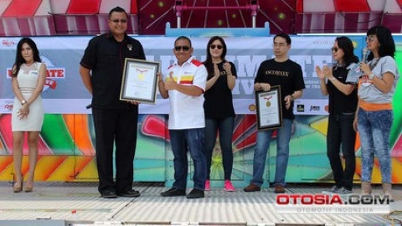 Parade test drive Shell Helix sabet rekor MURI