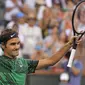 Roger Federer melenggang mulus ke final BNP Paribas Open, Indian Wells. (AP Photo/Mark J. Terrill)