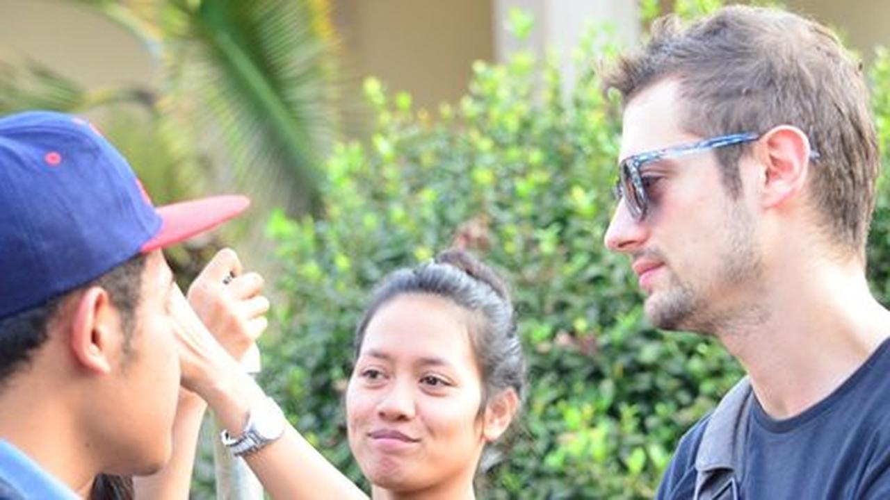 Hadiri JFC 2015, bule ini komplain tak dapat es krim gratis