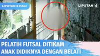 Seorang pelatih futsal di Pekanbaru ditikam anak didiknya dengan belati. Motif penganiayaan lantaran pelaku kesal tak pernah dimainkan dalam setiap pertandingan di ajang turnamen futsal.