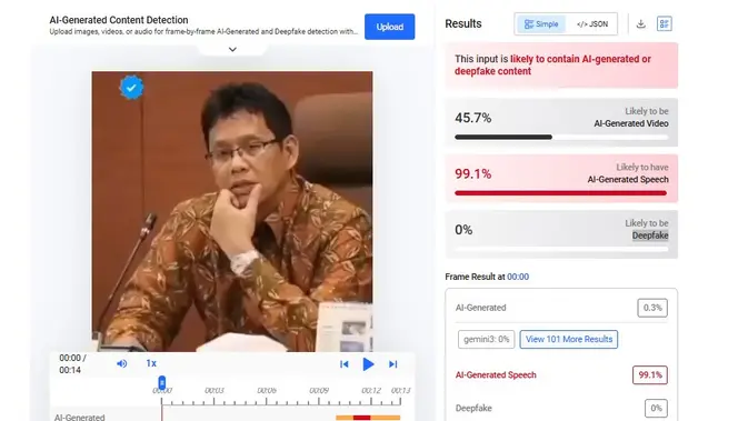 Cek Fakta Liputan6.com menemukan klaim video Menkeu Purbaya bagikan uang Rp 100 juta dengan tebak nama kota