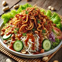 illustrasi rujak juhi copyright/ai generated