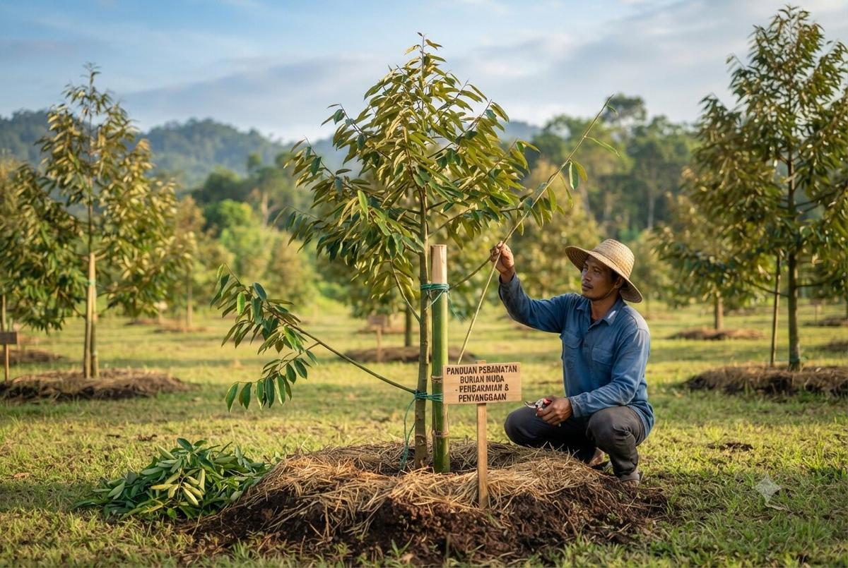 Cara Merawat Pohon Durian Muda agar Cepat Tumbuh