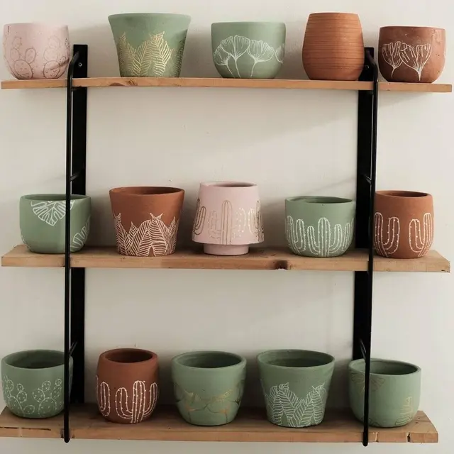 Pot tanaman hias unik