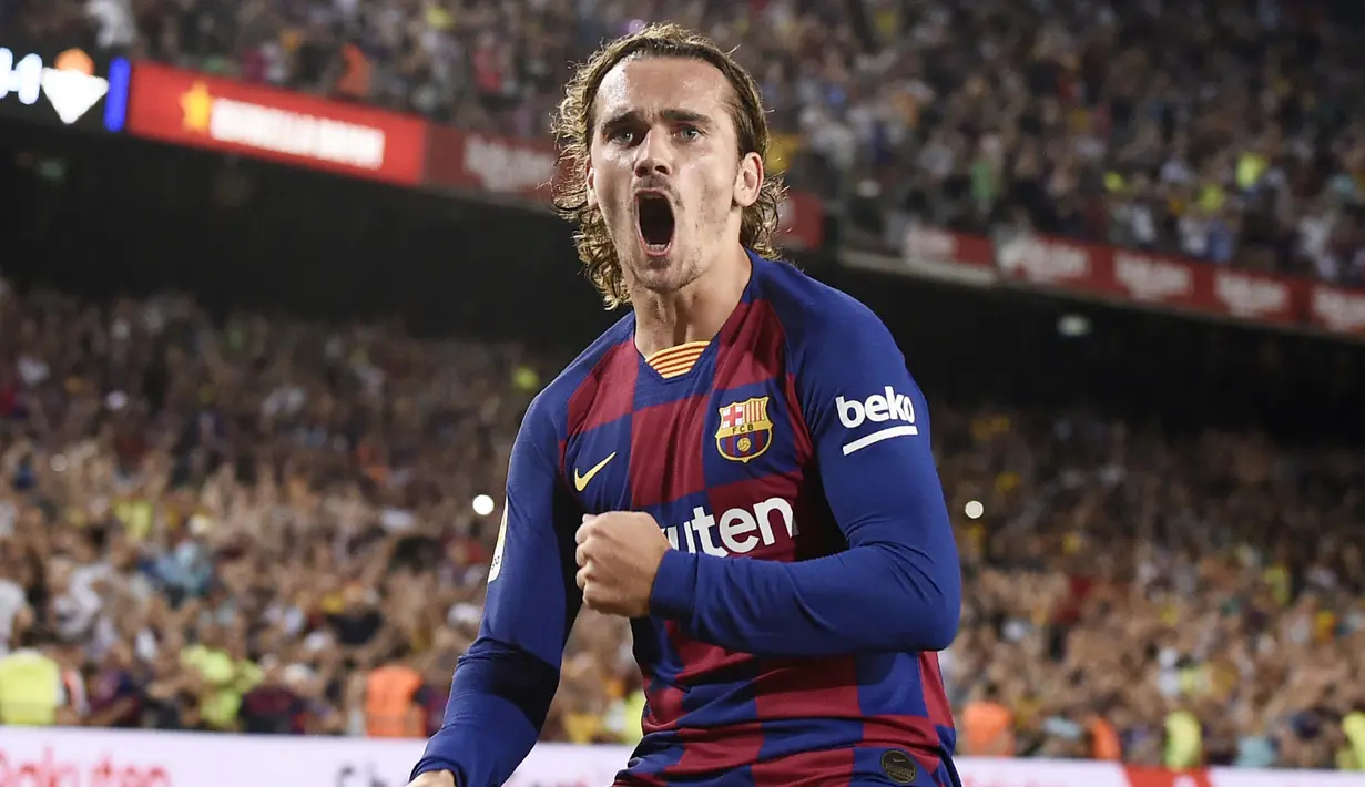 11. Antoine Griezmann (Penyerang) - Dari Atletico Madrid ke Barcelona dengan harga 120 juta euro. (AFP/Josep Lago)