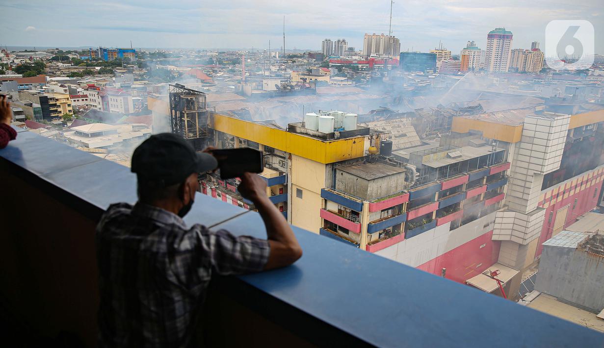 Penyebab pasti kebakaran masih dalam penyelidikan pihak berwenang. (Liputan6.com/Angga Yuniar)