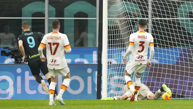FOTO: Singkirkan AS Roma, Inter Milan Melaju ke Semifinal Coppa Italia