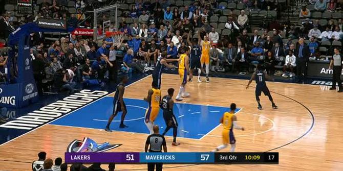 VIDEO : GAME RECAP NBA 2017-2018, Lakers 107 vs Mavericks 101