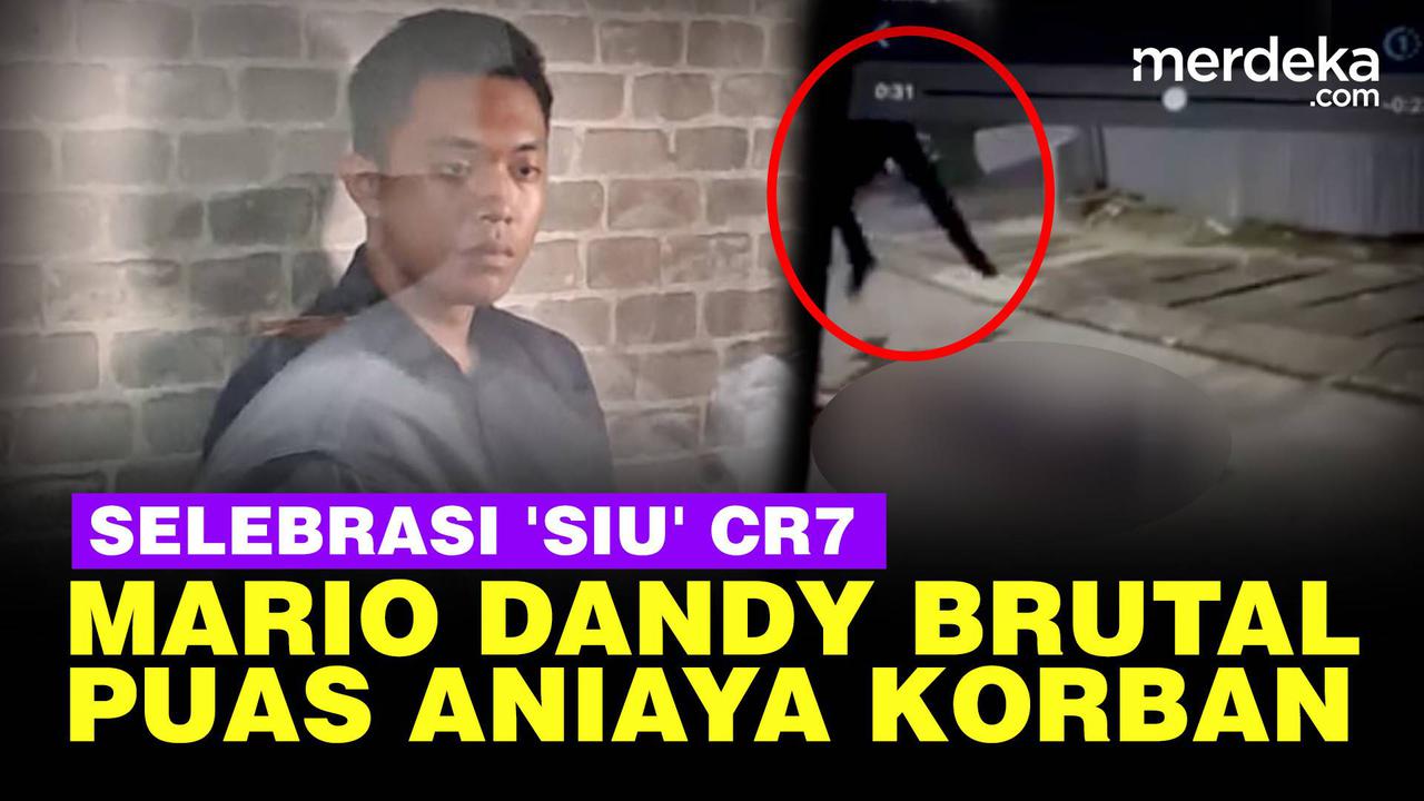 VIDEO: Rekaman Video Mario Aniaya David Sembari Selebrasi 'Siu' Cristiano Ronaldo