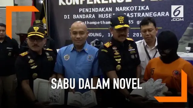 VIDEO: Selundupkan Sabu dalam Novel, Ibu Rumah Tangga Dibekuk