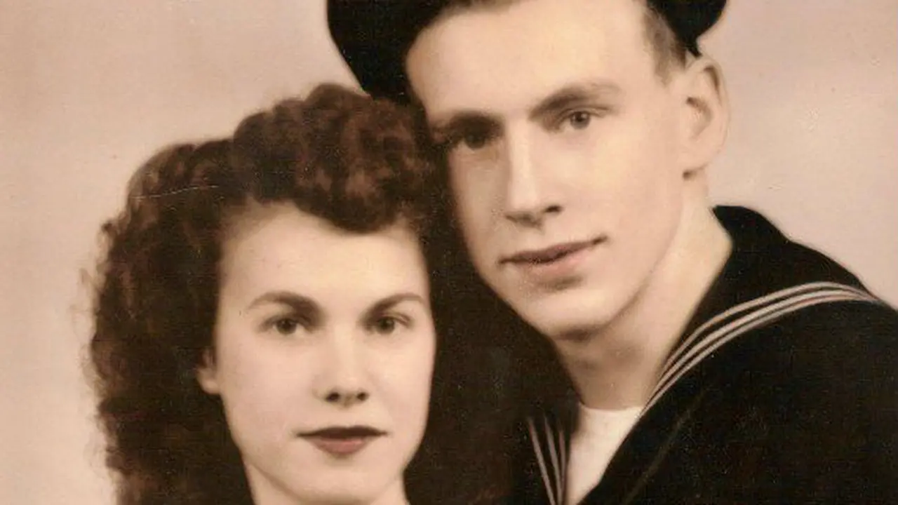 Gene Warrington dan Pat. (The San Francisco Globe)