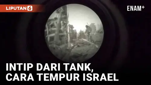 VIDEO: Mengintip Cara Tempur Israel dari Dalam Tank Perang