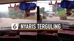 Seorang wanita terdengar berteriak ngeri menyaksikan momen mengerikan itu.