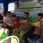 Kapolres Pelabuhan Tanjung Perak, Surabaya, Jatim, menggelar program Mengaji Satu Juz Dapat Hadiah Parsel. (Liputan6.co/Dhimas Prasaja)