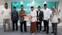 Badan Amil Zakat Nasional (BAZNAS) mengadakan khataman Al-Qur'an bersama puluhan wartawan di Aula Achmad Subianto Lantai 5 Gedung BAZNAS RI, Jakarta, Jumat (14/4/2023). (Foto: Istimewa)