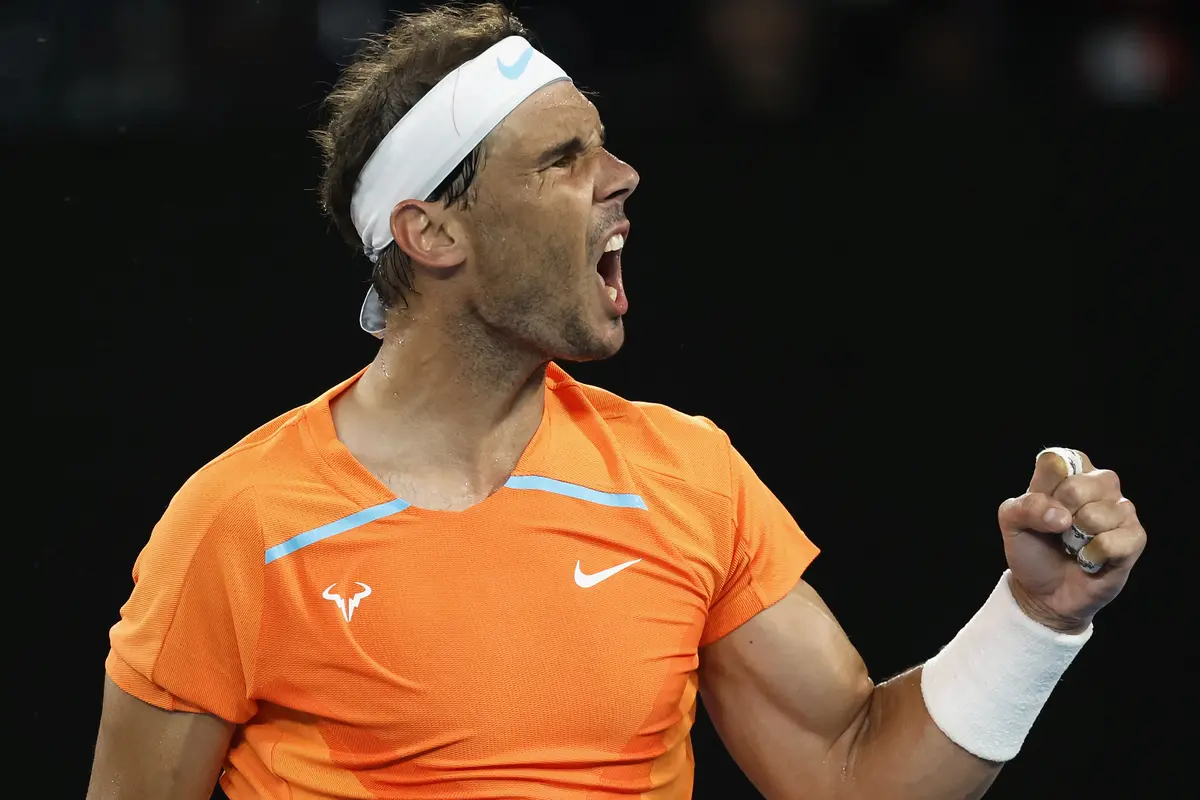 Foto: Cedera Kambuh, Rafael Nadal Jadi Juara Bertahan Australia Open yang Paling Cepat Tersingkir dalam 7 Tahun Terakhir