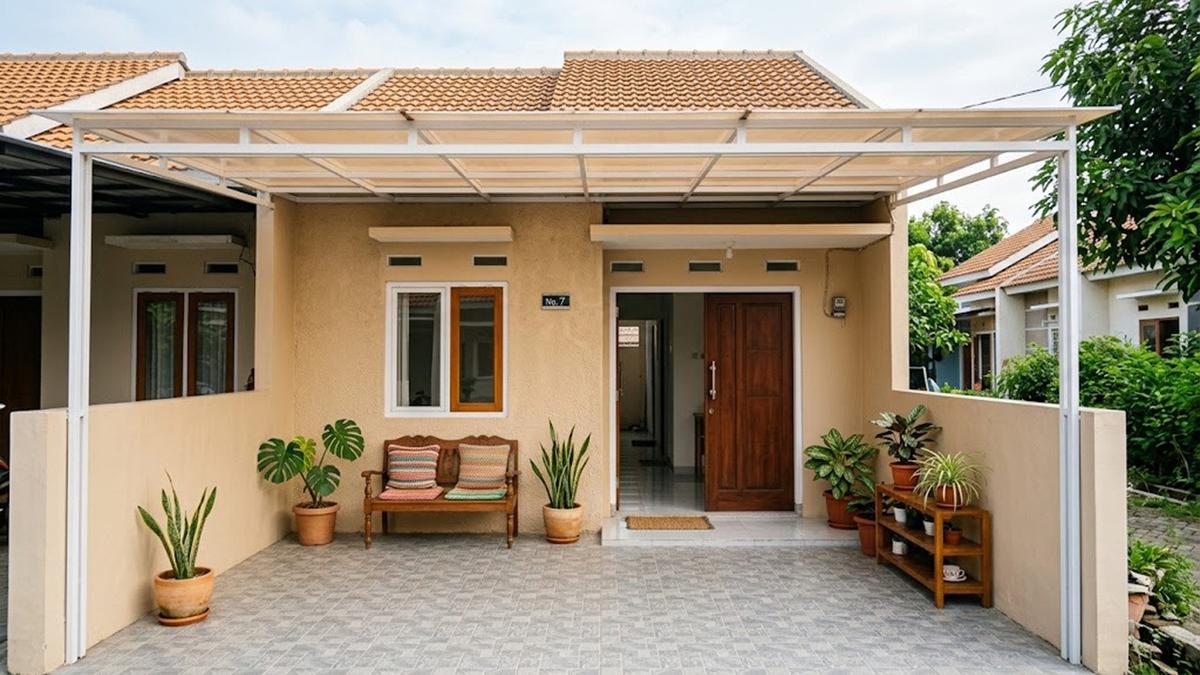 7 Desain Teras Rumah Kontrakan Petak yang Rapi dan Tidak Sempit, Cocok untuk Ruang Terbatas