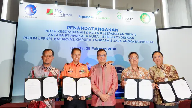 Angkasa Pura I (Persero) menandatangani nota kesepahaman atau memorandum of understanding (MoU) dengan empat mitra operasional bandara untuk meningkatkan level of service.