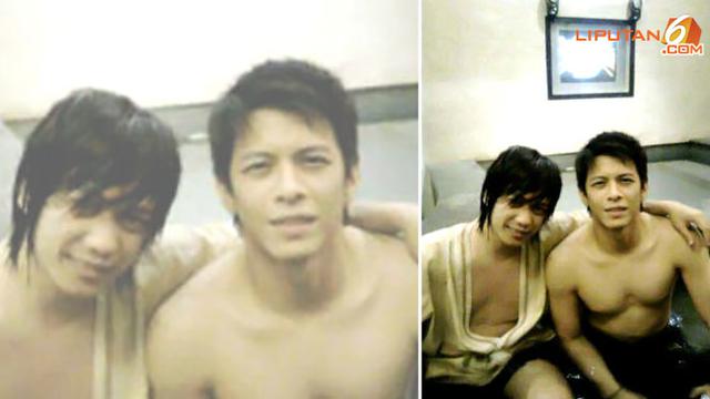 Beredar! Foto Mesra Ariel 'Noah' Telanjang Dada Bareng 