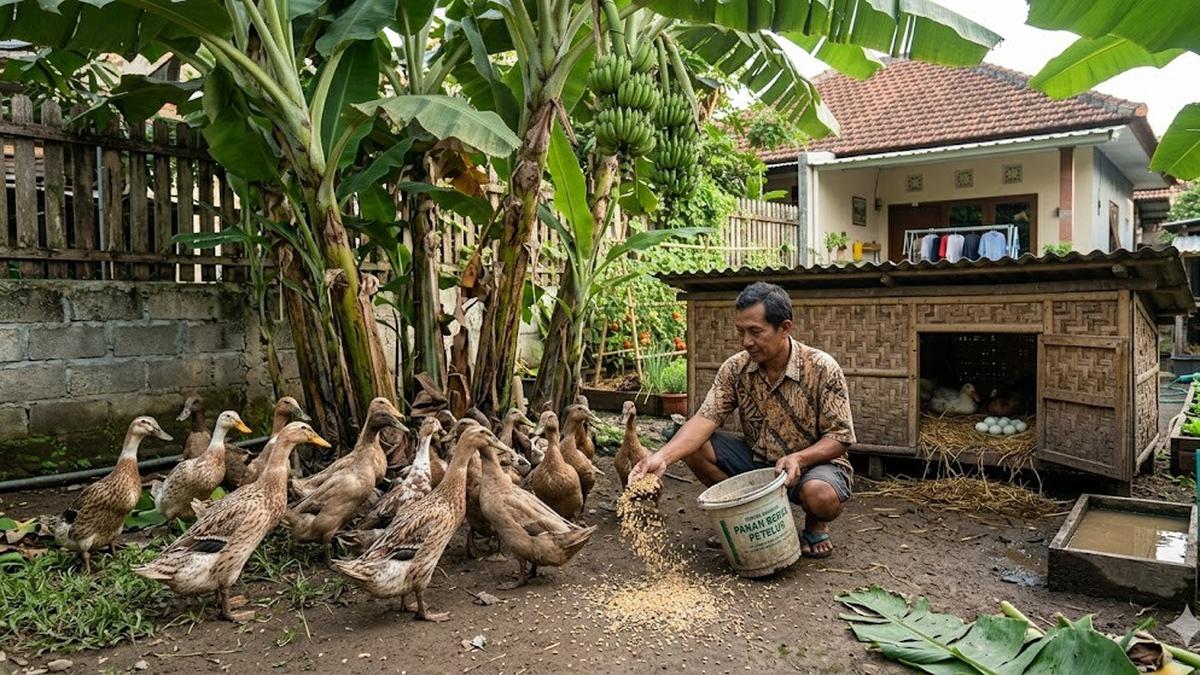 9 Ternak Mini di Bawah Pohon Pisang, Praktis dan Hemat Tempat