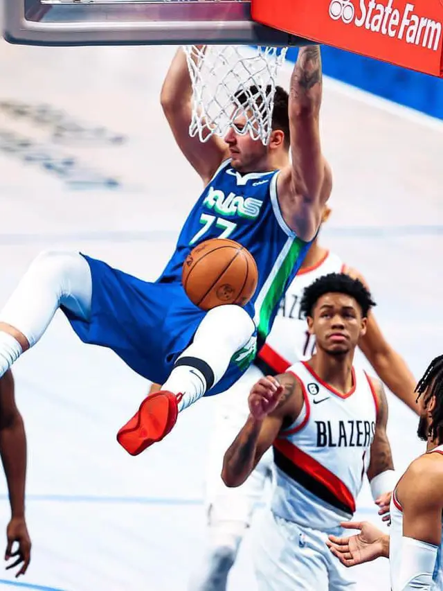 Foto: Luca Doncic vs Blazers