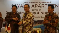 Damai Putra Group diwakili oleh Johanes Mardjuki selaku Presiden Direktur dan Nishitetsu Group diwakili oleh Toru Shigemizu selaku Wakil Direktur Divisi.