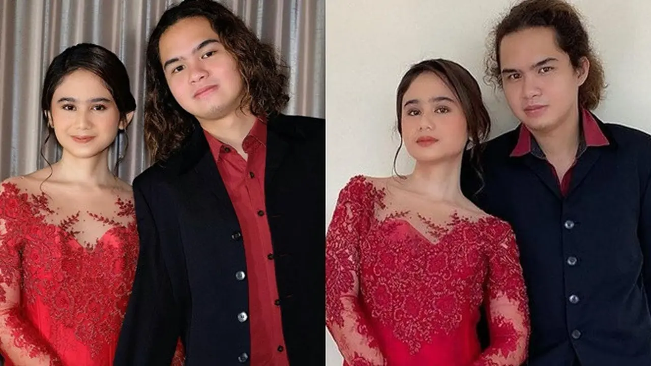 6 Potret Kebersamaan Tissa Biani dan Dul Jaelani saat Kondangan