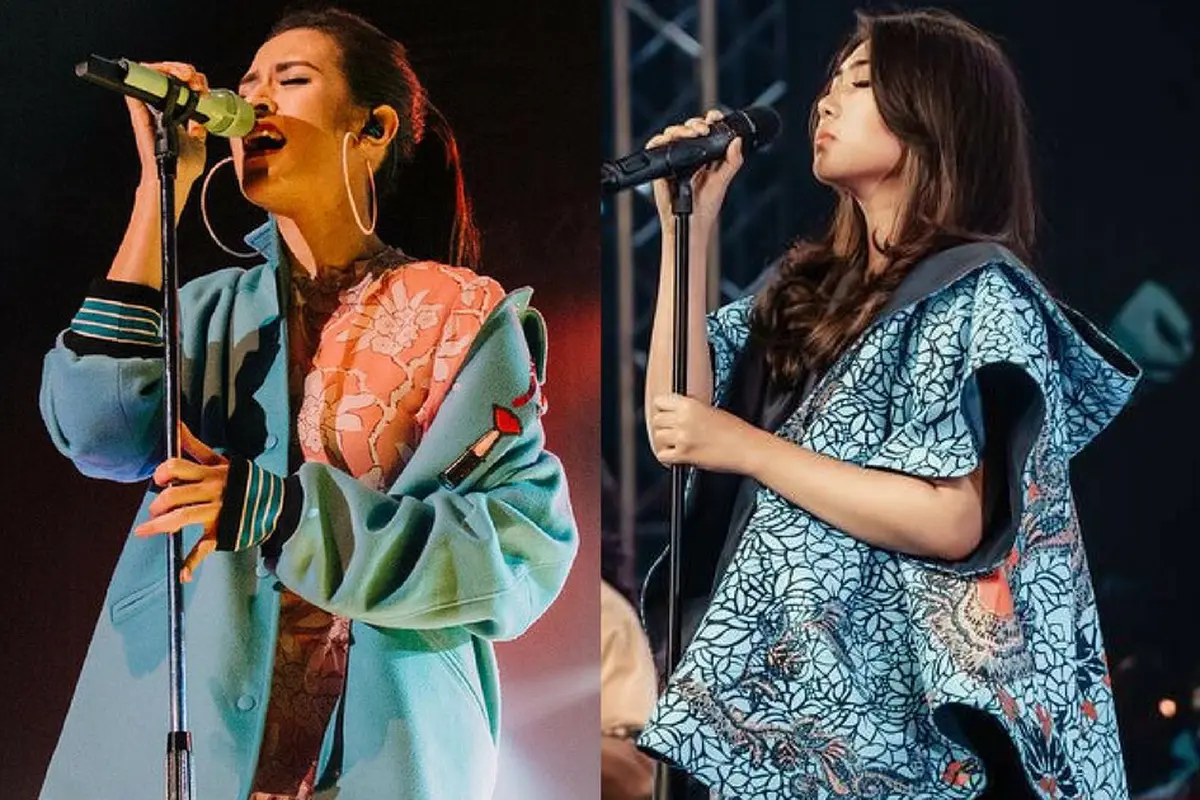 [Bintang] Rajin Kolaborasi dengan Cowok Ganteng, Raisa dan Isyana Sarasvati dengan Gaya Super Edgy