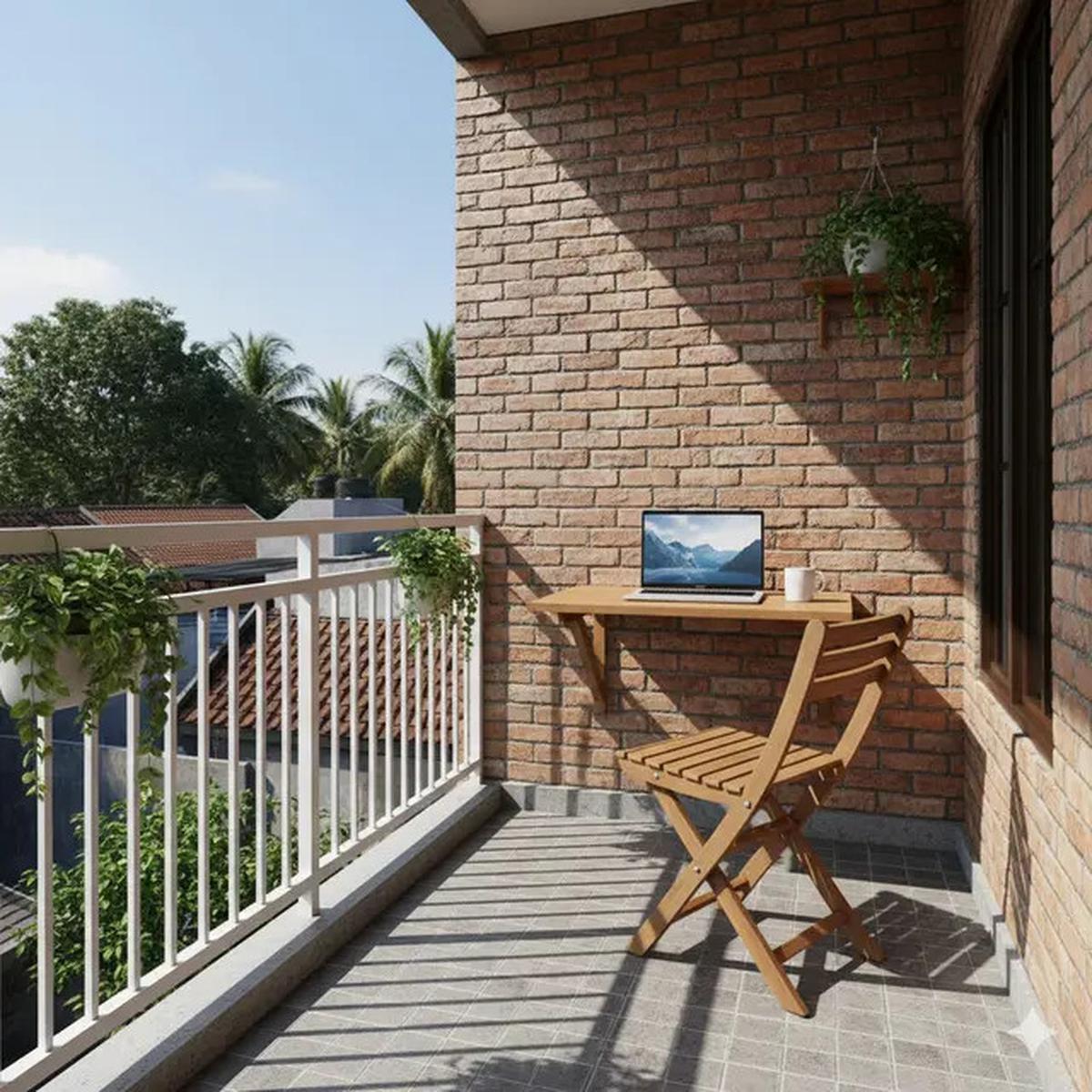 10 Ide Balkon Rumah Mungil di Lahan Terbatas yang Fungsional, Bikin Betah Nongkrong