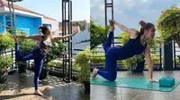 Ayu Ting Ting saat Yoga (Sumber: Instagram/ayutingting92)