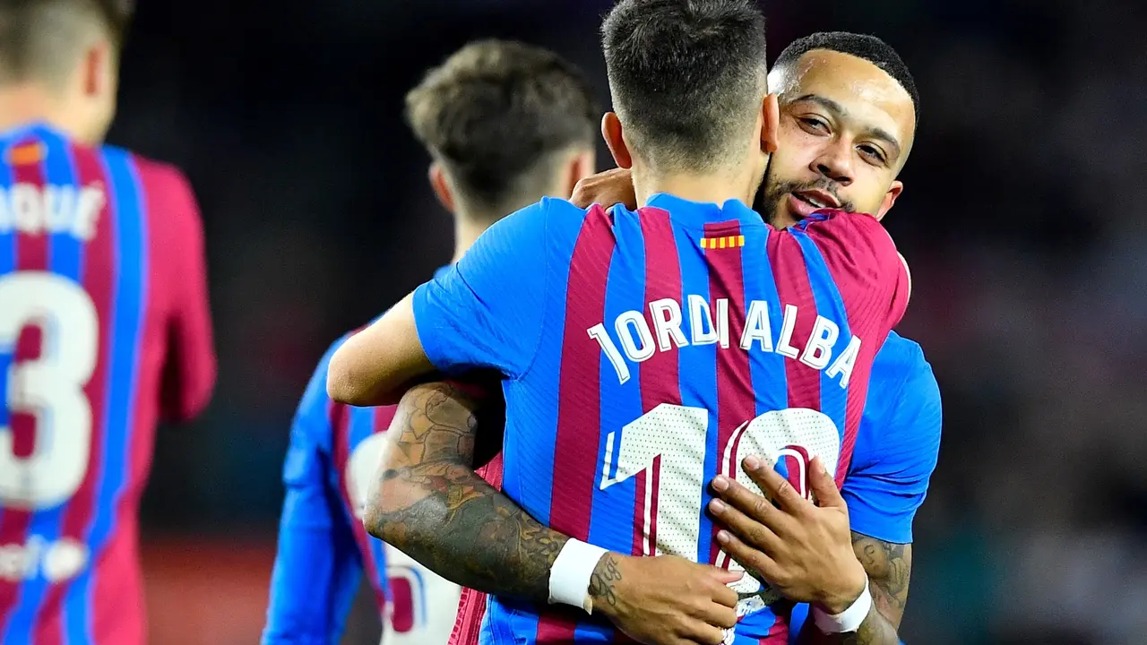 Jordi Alba dan Memphis Depay