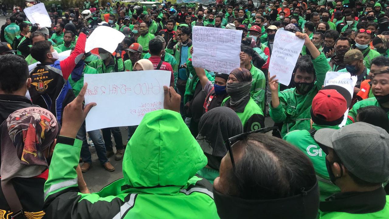 Demo Ojol di Monas-DPR, Ribuan Polisi yang Berjaga Diperintahkan Humanis dan Dilarang Bawa Senjata Api