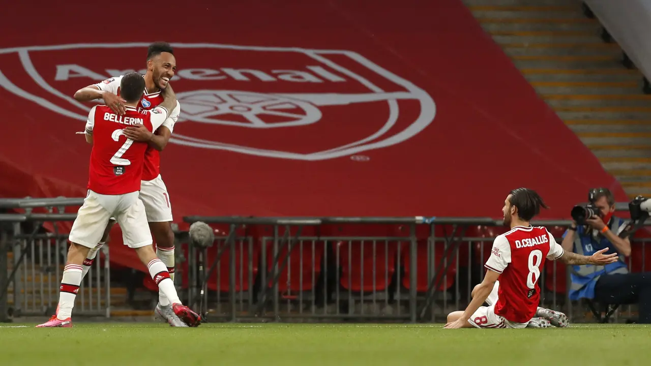 Aubameyang Bawa Arsenal ke Final Piala FA