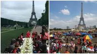 6 Editan Foto Liburan Akhir Tahun di Paris Ini Kocak, Niat Pamer ke Luar Negeri (1cak Twitter/txtdarigajelas)