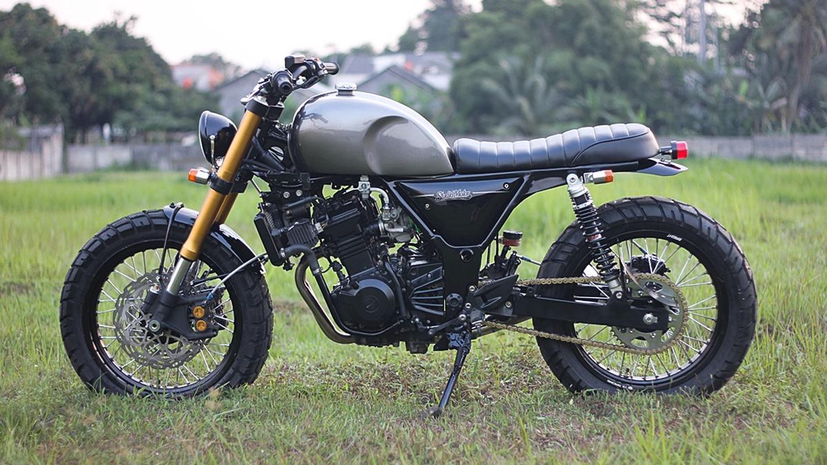 Kawasaki Ninja 250 ala Scrambler Kaya Kesan Bad Boys Page 4 Otomotif Liputan6