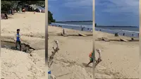 Viral Jebakan Pungli di Pantai Carita Bayar Rp 5 Ribu Saat Lewati Jembatan. (Doc: YouTube | Muhammad Oki setiawan simamora)