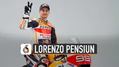 Jorge Lorenzo putuskan pensiun dari MotoGP di usia 32 tahun. Di musim terakhir, ia mengalami nasib kurang baik.