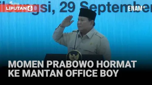 Momen Tak Terduga Prabowo Ke Mantan Office Boy: Saya Jenderal, Saya Hormat!