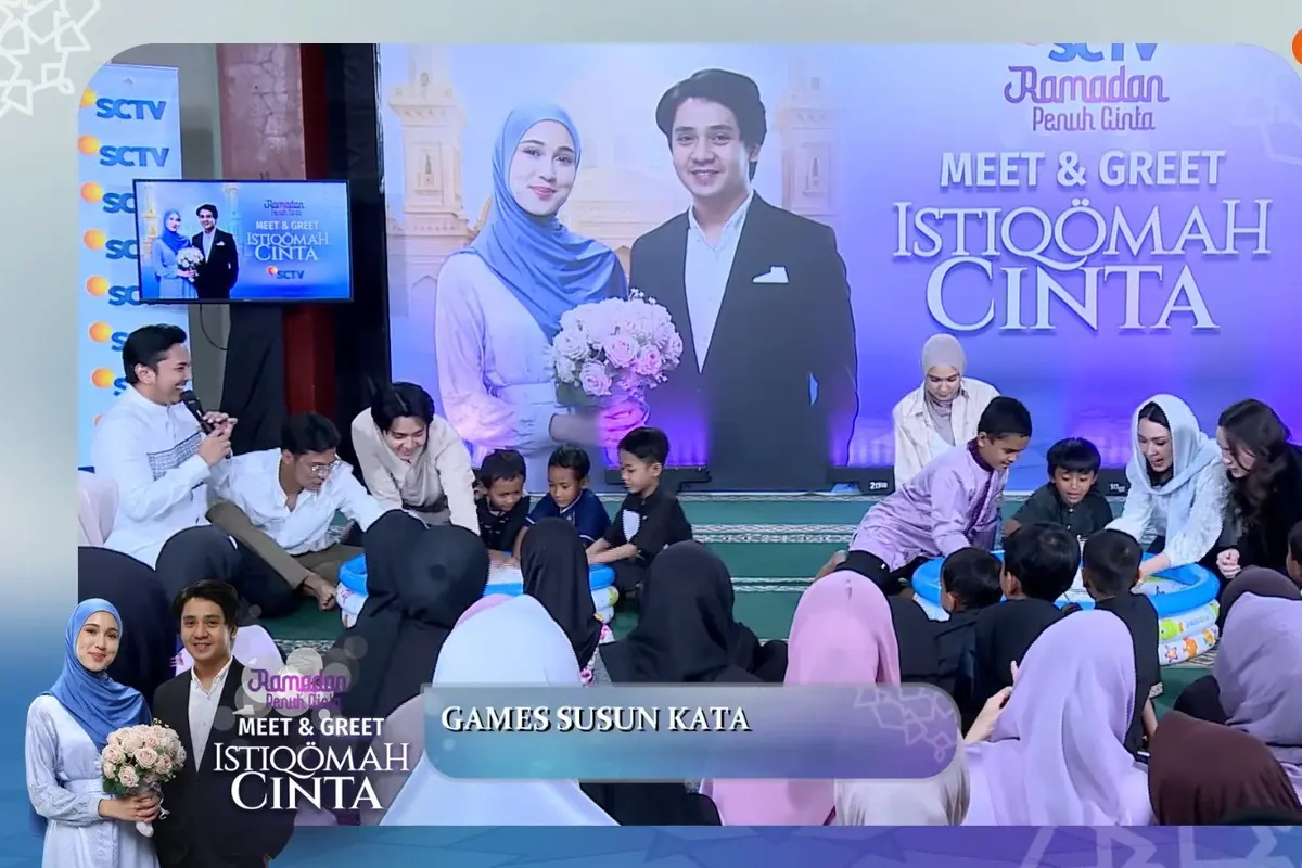 Pemain Sinetron 'Istiqomah Cinta' Bermain Games Susun Kata Bersama Anak-Anak Panti Asuhan Akbar Al-qi Foundation - Bogor