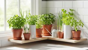 Ide Kebun Sayur Kecil di Jendela Dapur. Foto: Gemini