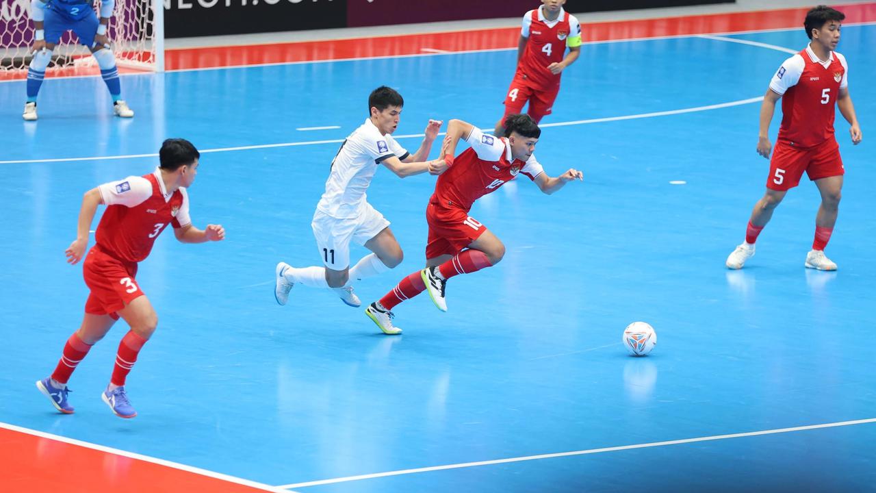 FOTO: Kalahkan Kirgistan, Timnas Futsal Indonesia Pastikan Tiket Perempat Final Piala Asia 2026