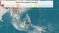 BMKG: Gempa Magnitudo 7,7 di Laut Sulawesi Bukan Zona Megathrust